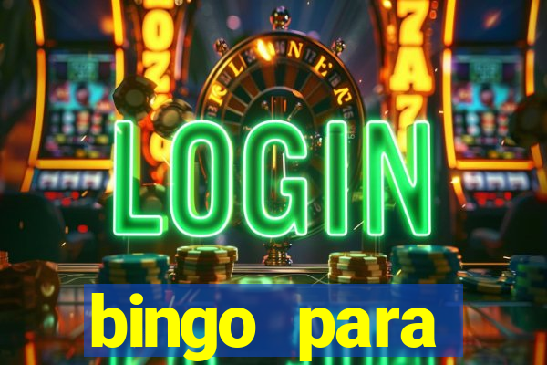 bingo para despedida de solteira para imprimir